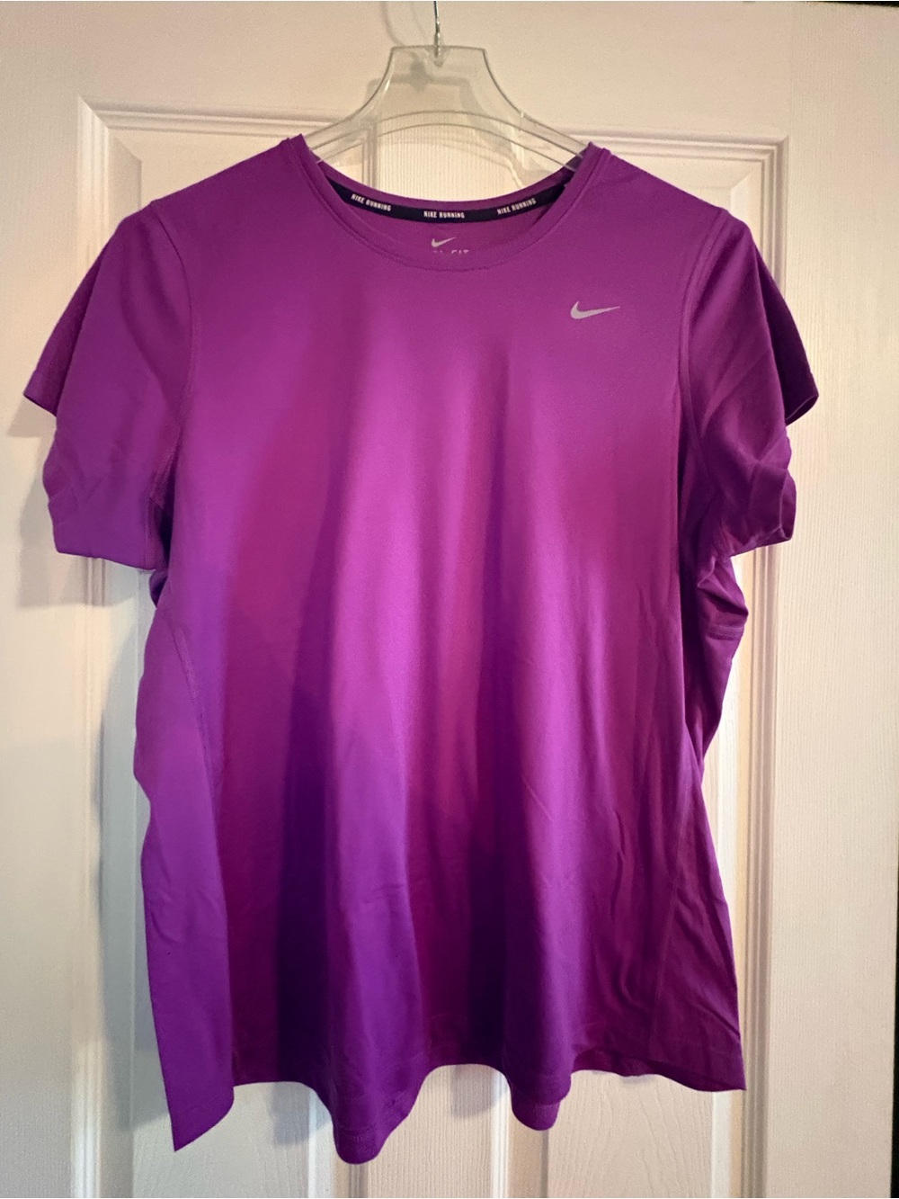 Nike Women's Bright Purple Short Sleeve Dri-FIT Tee